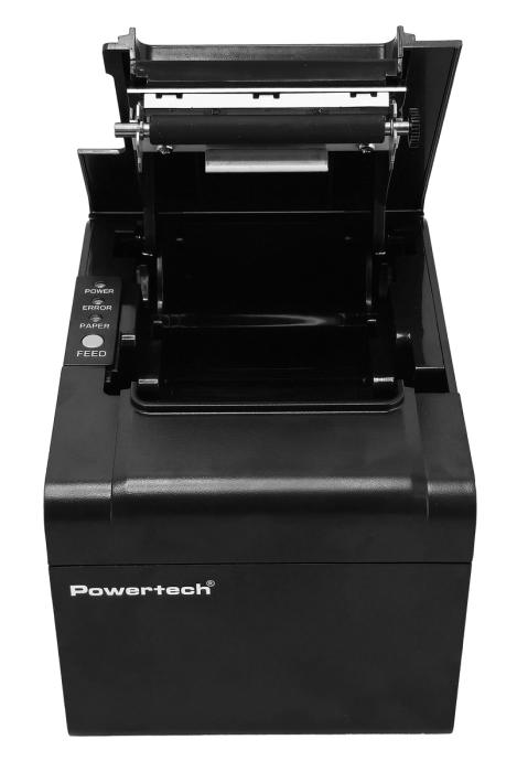POWERTECH θερμικός εκτυπωτής αποδείξεων PT-1506, USB/Ethernet/Serial, auto cutter, μαύρος