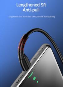 USAMS καλώδιο USB-C σε USB US-SJ366, 2A, 1m, μαύρο