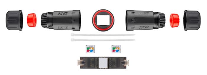 GOOBAY σύνδεσμος καλωδίων CAT 6 44415, UTP, αδιάβροχος, toolfree