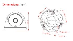 LONGSE υβριδική κάμερα CPSATHC200FPE, 2.8mm, 5MP, AOC, IR έως 20m