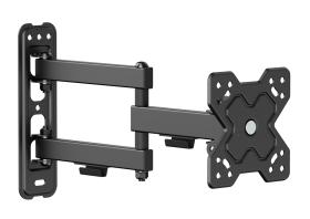 POWERTECH επιτοίχια βάση τηλεόρασης PT-1279, 13-32", έως 20kg, full motion