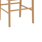Καρέκλα Alessia  ξύλο οξιάς-rattan φυσικό 43x40x89εκ