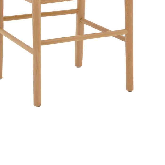 Καρέκλα Alessia  ξύλο οξιάς-rattan φυσικό 43x40x89εκ