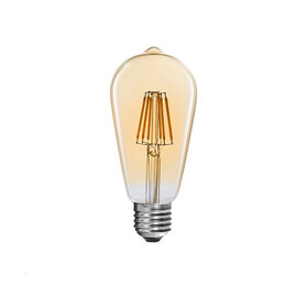 Λαμπτήρας LED ST64 Bulb  4W 3000K E27 amber
