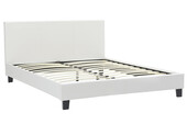Κρεβάτι Nevil  150x200 PU χρώμα λευκό ματ