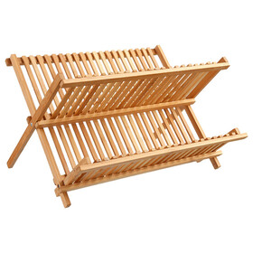 Πιατοθήκη Labon  bamboo φυσικό 42.5x33.5x25.5εκ