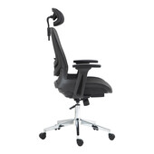 Καρέκλα γραφείου εργασίας Mergi  μαύρο mesh 62x63x120εκ
