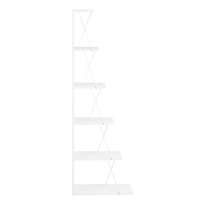 Βιβλιοθήκη mini Tars  λευκό 50x22x150εκ