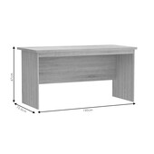 Γραφείο εργασίας Payton  σε ανθρακι- wenge απόχρωση 150x72.5x76εκ