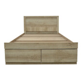 Κρεβάτι Olympus  με συρτάρι castillo-oak 100x200εκ