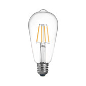 Λαμπτήρας LED ST64 Bulb  4W 3000K E27 clear