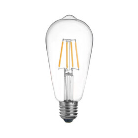 Λαμπτήρας LED ST64 Bulb  4W 3000K E27 clear