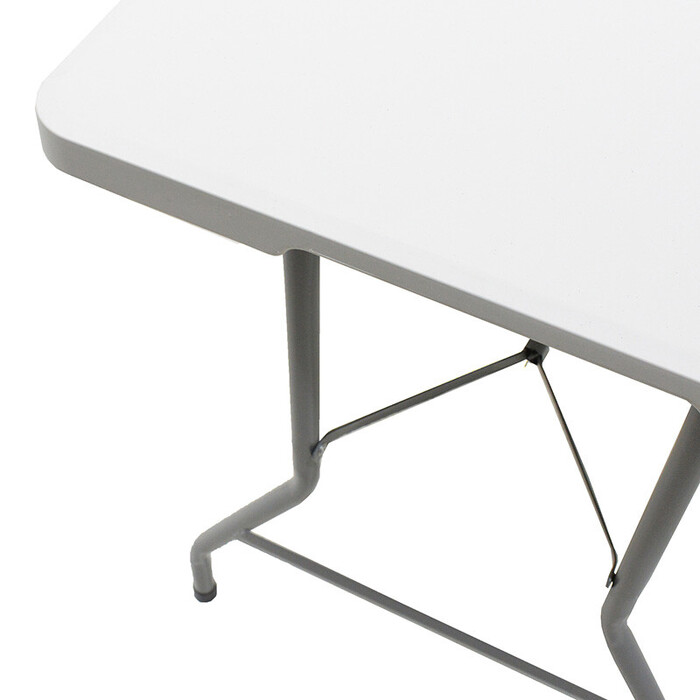 Τραπέζι catering Rodeo  πτυσσόμενο-βαλίτσα λευκό 240x76x74εκ