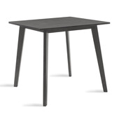 Τραπέζι Benson  MDF σε rustic grey απόχρωση 80x80x75εκ
