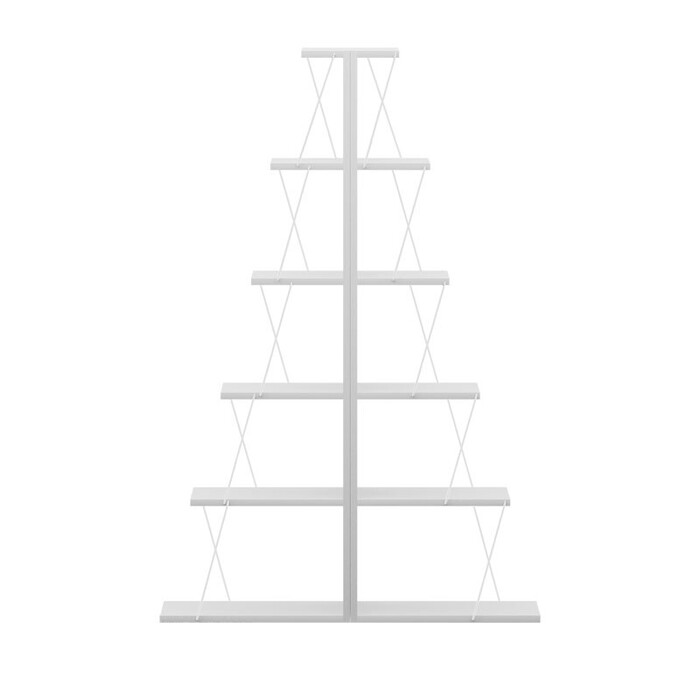 Βιβλιοθήκη mini Tars  λευκό 130x22x146εκ