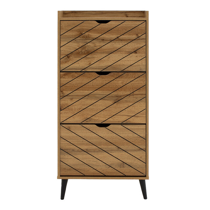 Παπουτσοθήκη Thelma  12 ζεύγων sonoma 60x23.8x131.6εκ