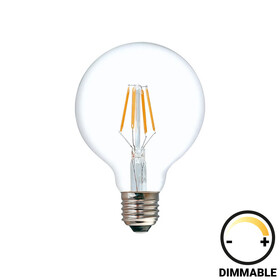 Λαμπτήρας LED G125 Bulb  dimmable 8W E27 clear