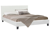 Κρεβάτι Nevil  150x200 PU χρώμα λευκό ματ