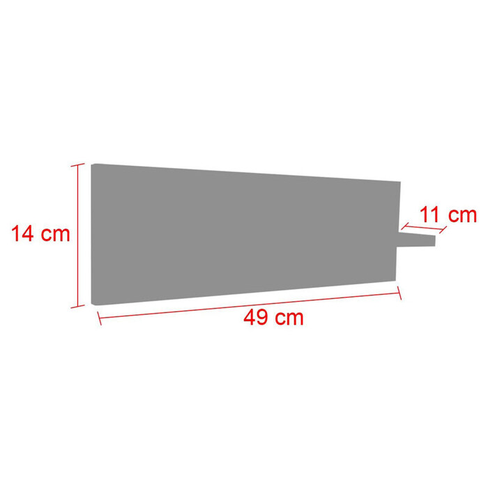 Κρεμάστρα Lolia  φυσικό 49x11x14εκ
