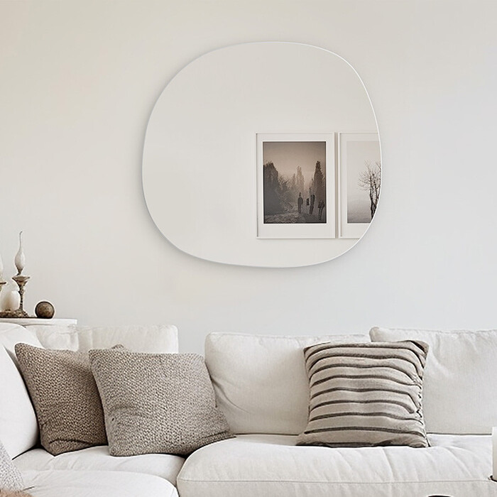 Καθρέπτης Frameless 1 μαύρο 49x1.2x52εκ
