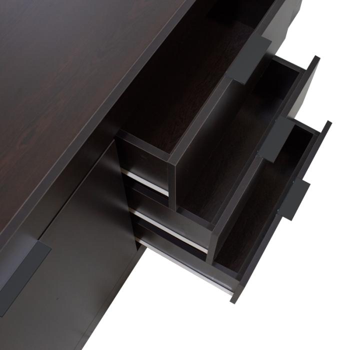 Μπουφές Doha  σε wenge απόχρωση 180x45x80.5εκ