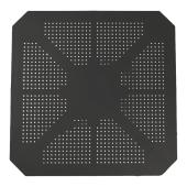 Τραπέζι Icon   PP σε ανθρακί απόχρωση 80x80x74.5εκ