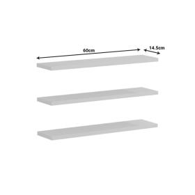 Ραφιέρα τοίχου Divar  σε sonoma απόχρωση 60x14.5x1.8εκ