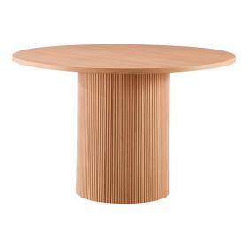 Τραπέζι Mesa  MDF σε Oak απόχρωση Φ120x75εκ