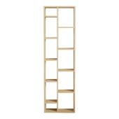 Βιβλιοθήκη Minicu  σε oak απόχρωση  44,4x19,6x150εκ