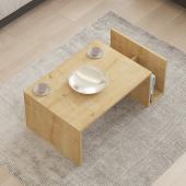 Τραπέζι σαλονιού Poko  σε oak απόχρωση 86.8x50x32,4εκ