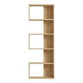 Βιβλιοθήκη Cascade  σε oak απόχρωση 51.8x22x150εκ