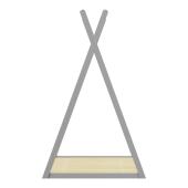 Παιδικό κρεβάτι Lilly τ.Montessori  ξύλο πεύκου σε γκρι απόχρωση 90x190εκ