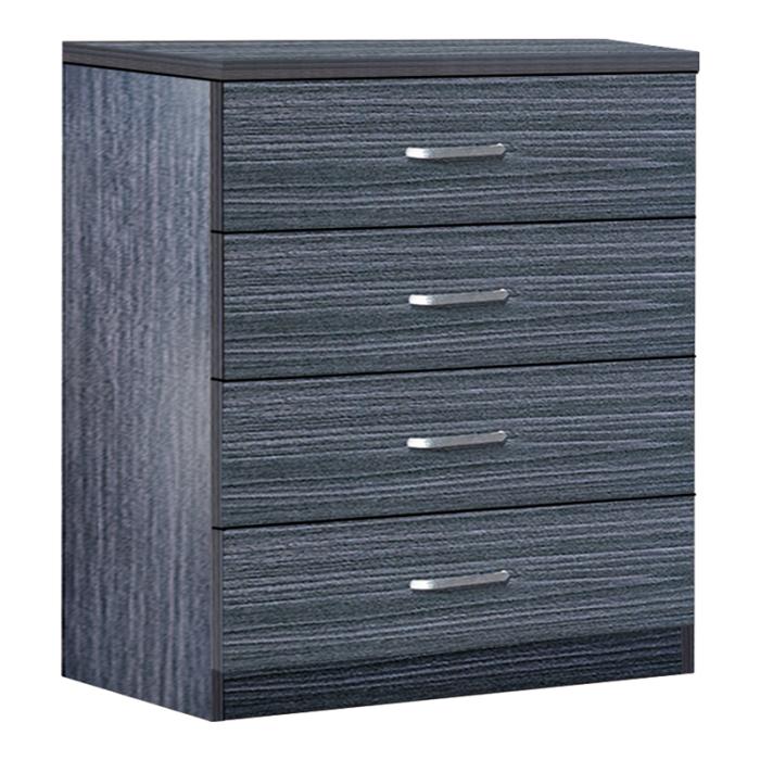 Συρταριέρα Killian με 4 συρτάρια zebrano 80x40x80εκ