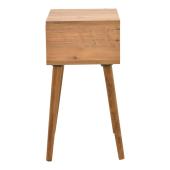 Κομοδίνο Hank  σε φυσική απόχρωση 45x30x60εκ