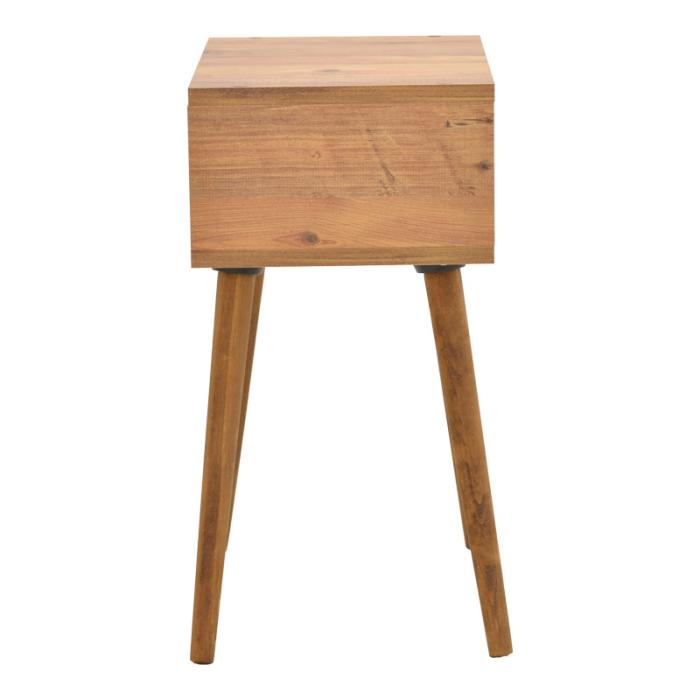 Κομοδίνο Hank σε φυσική απόχρωση 45x30x60εκ