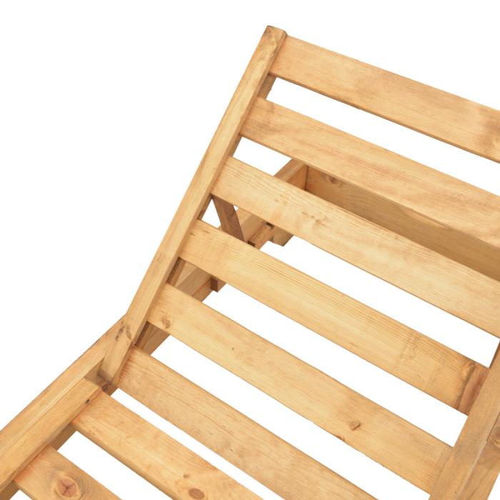 Ξαπλώστρα Zalka L1 σε φυσική απόχρωση 66x197x28εκ