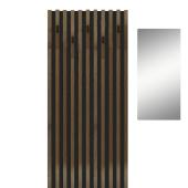 Έπιπλο εισόδου Arika  λευκό-sonoma 100x37x199.5εκ