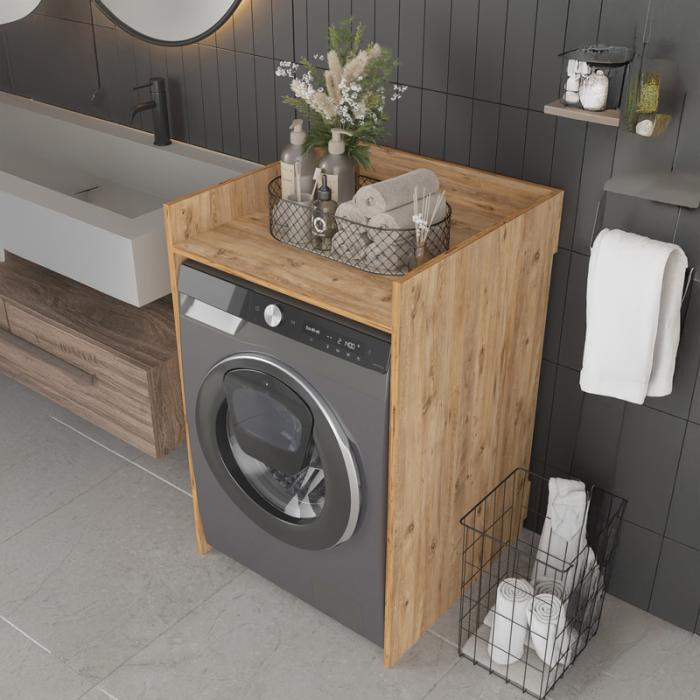 Έπιπλο πλυντηρίου Cuci σε oak απόχρωση 60x62x99εκ