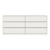 Συρταριέρα Kuanger  mdf σε λευκή απόχρωση 120x40x70εκ