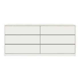 Συρταριέρα Kuanger  mdf σε λευκή απόχρωση 120x40x70εκ