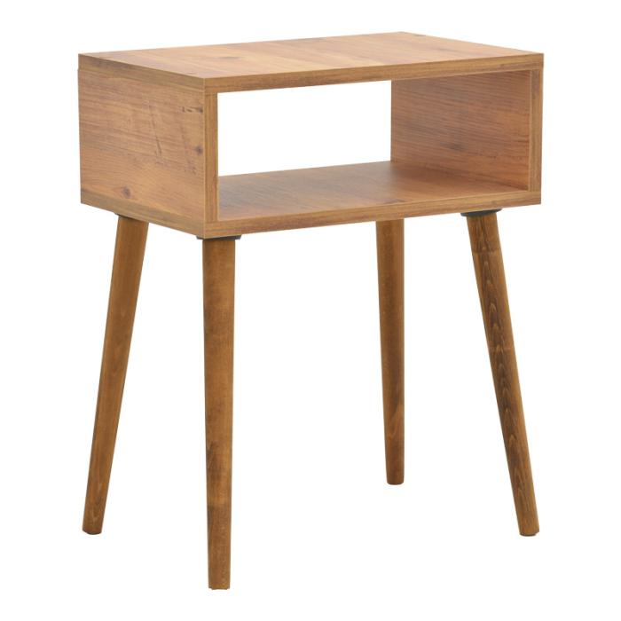 Κομοδίνο Hank σε φυσική απόχρωση 45x30x60εκ