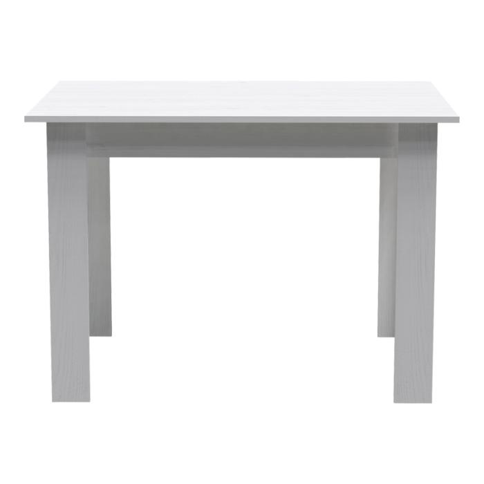 Τραπέζι Manka σε λευκή απόχρωση 110x80x77εκ
