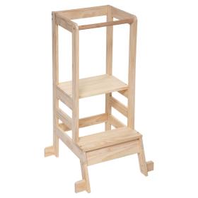 Παιδικός πύργος παρατήρησης Montessori  φυσικό 51x51x90εκ