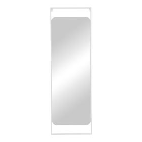 Καθρέπτης Piza Inart λευκό μέταλλο 45x2x140εκ