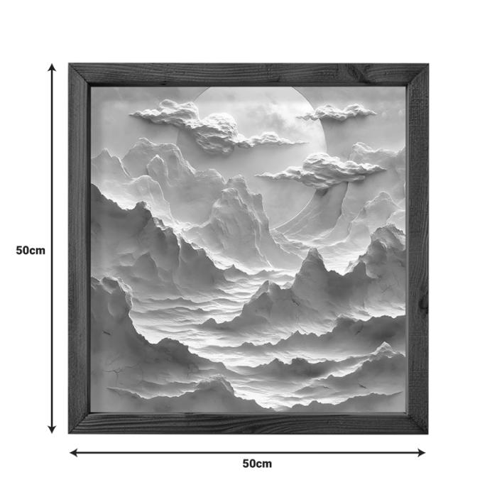 Πίνακας σε καμβά Jedia με ψηφιακή εκτύπωση 50x3.5x50εκ