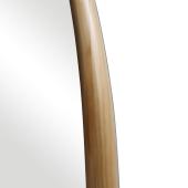 Καθρέπτης οβάλ Marly  mdf σε φυσική απόχρωση 50.5x4x127εκ