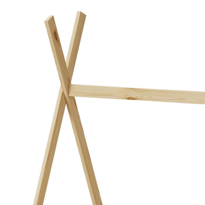 Παιδικό κρεβάτι Lalitto τ.Montessori με 2 συρτάρια τ.Montessori   ξύλο πεύκου σε φυσική απόχρωση 90x190εκ