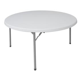 Τραπέζι μονοκόμματο catering-συνεδρίου Comfort  λευκό στρόγγυλο Φ150x74εκ