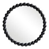 Καθρέπτης Specio  ξύλο σε μαύρη απόχρωση Φ60x4.5εκ