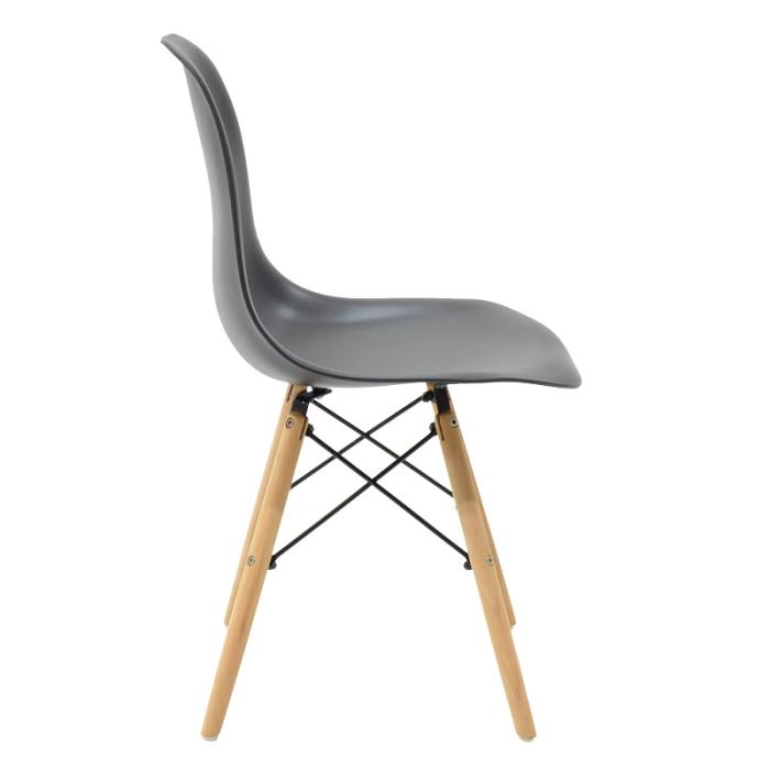 Τραπεζαρία Cuba-Julita  σετ 5τεμ MDF sonoma-μαύρο-φυσικό 120x70x76εκ